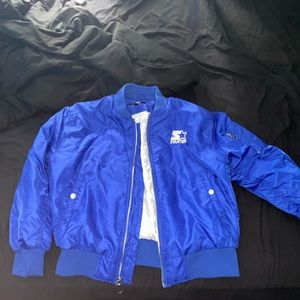 Vintage Blue Men’s Starter Bomber Jacket
